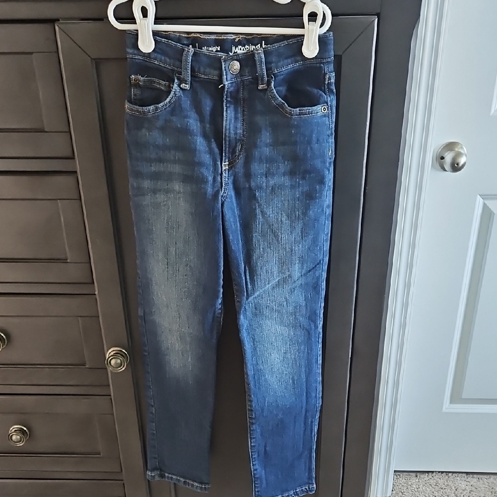 Jumping Beans Boy's Dark Blue Straight Jeans